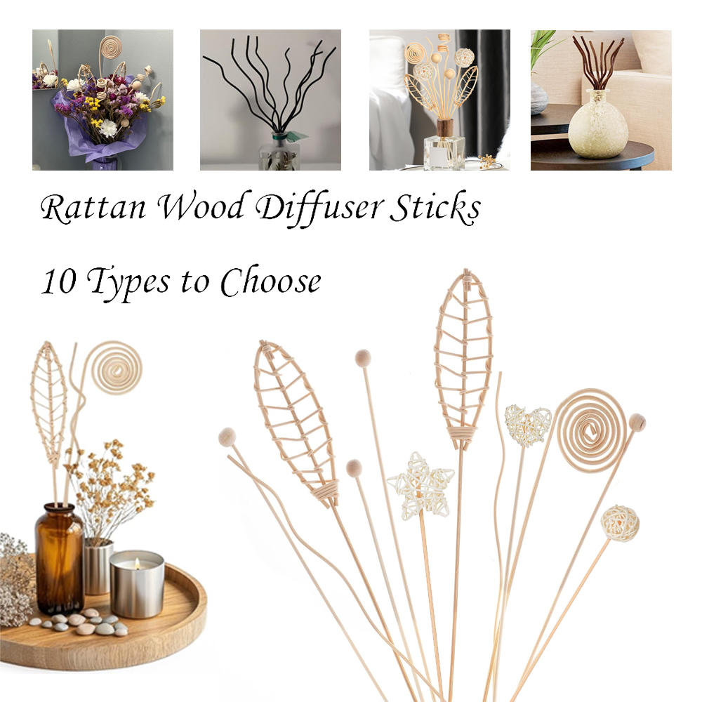 Home Fragrance Refill - 5/15 pz Ondulato Lungo Rattan Reed